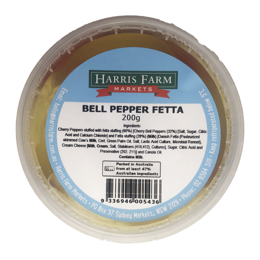 Harris Farm Bell Pepper Fetta 200g
