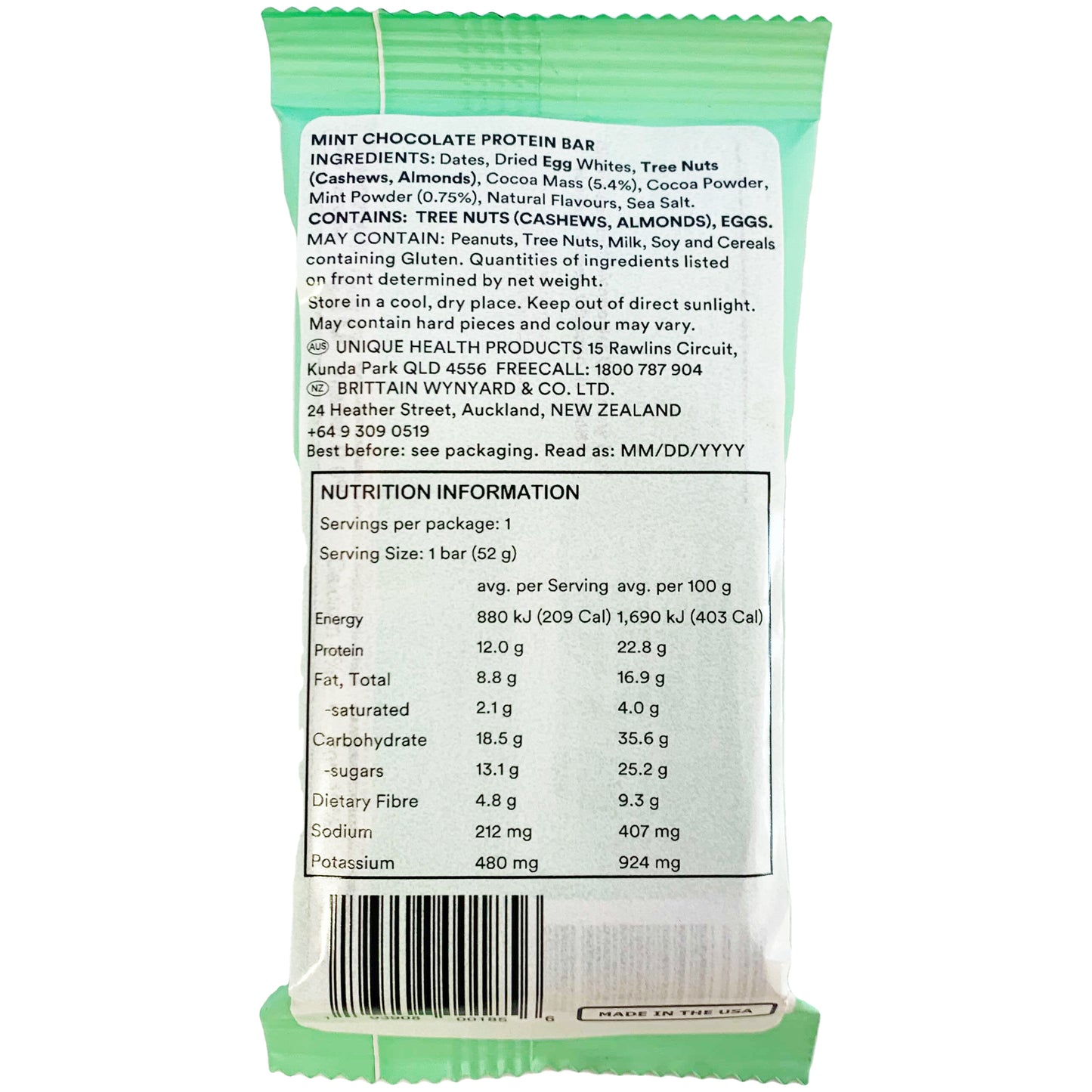 RXBar Mint Chocolate Protein Bar | Harris Farm Online