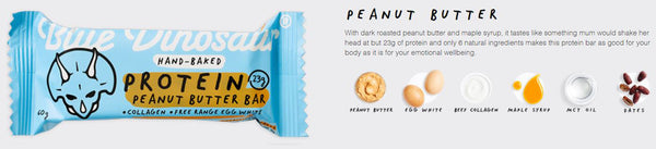 Blue Dinosaur Protein Peanut Butter Bar | Harris Farm Online