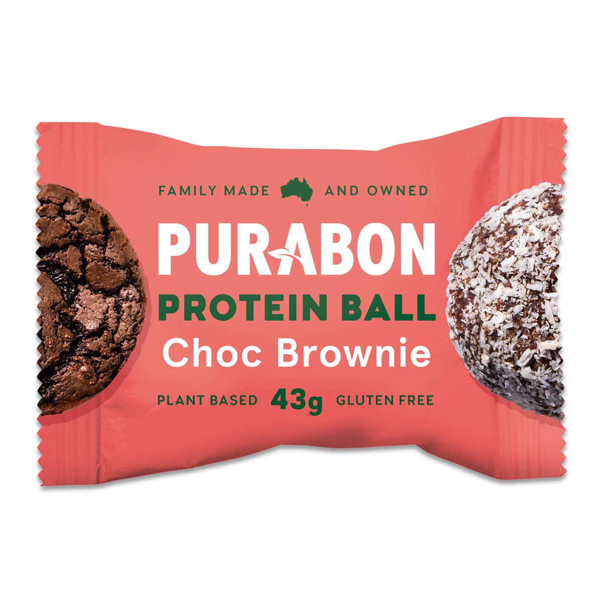 Purabon Protein Ball Choc Brownie 43g | Harris Farm Online