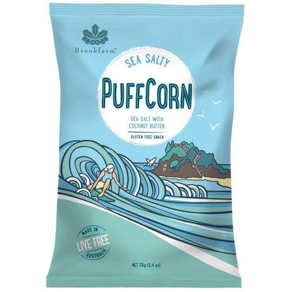 Brookfarm Puffcorn Sea Salty | Harris Farm Online