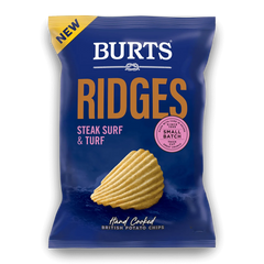 Burts Ridges Steak Surf and Turf 150g