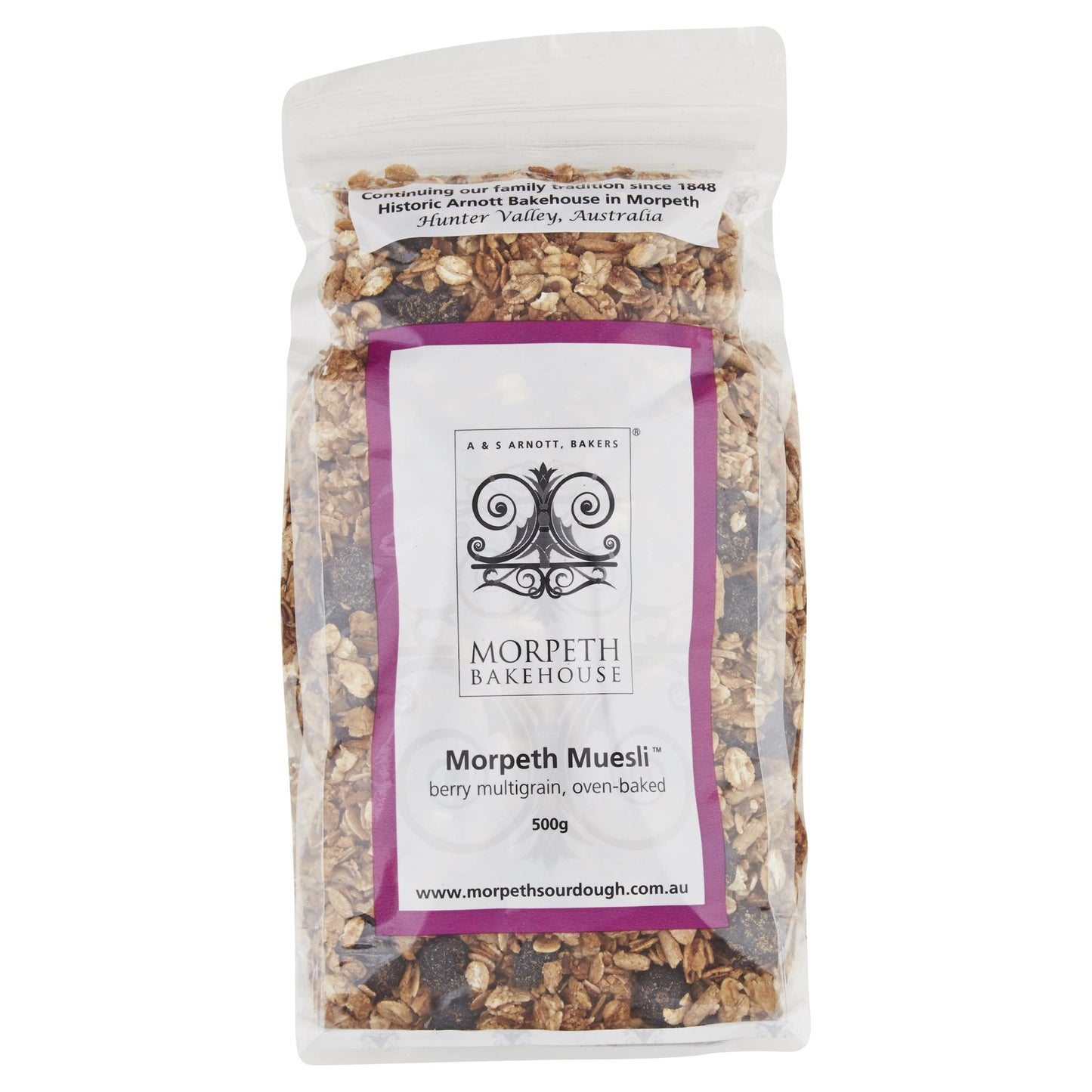 Morpeth Muesli Berry Multigrain 500g , Grocery-Cereals - HFM, Harris Farm Markets
- 1