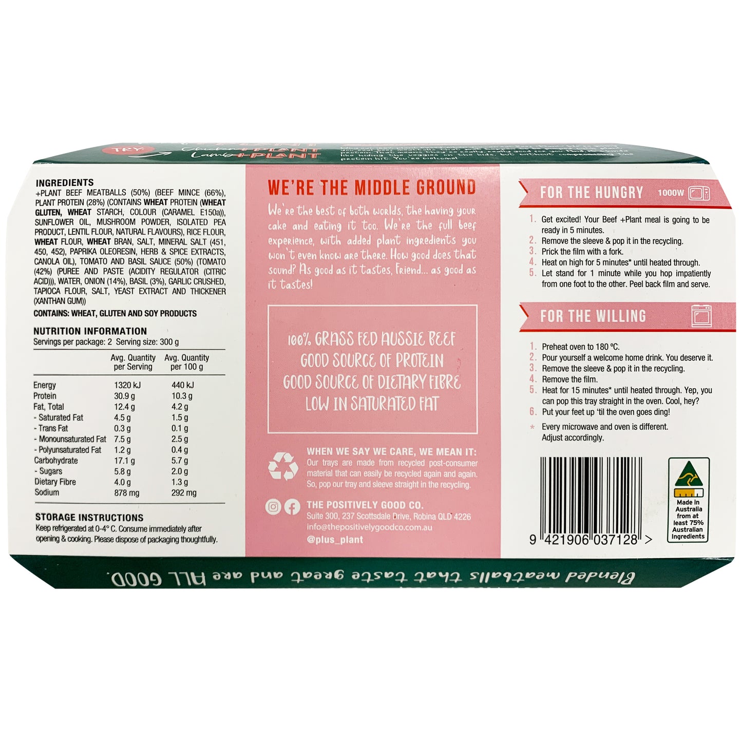 Plus Plant Beef Meatballs | Harris Farm Online