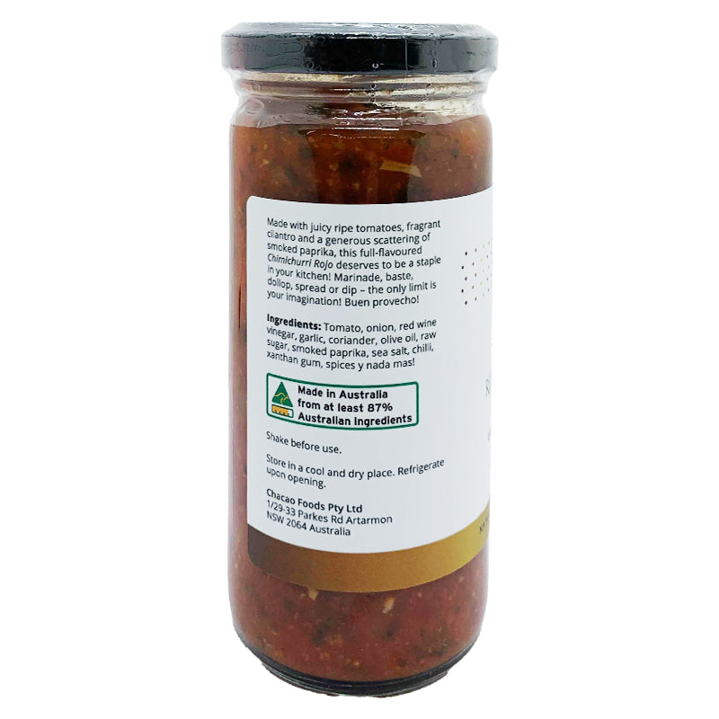 Chacao Red Chimichurri Sauce 230g | Harris Farm Markets Online