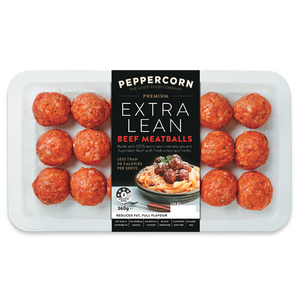 Beef - Meatballs - Extra Lean (16 meatballs, 360g) Peppercorn