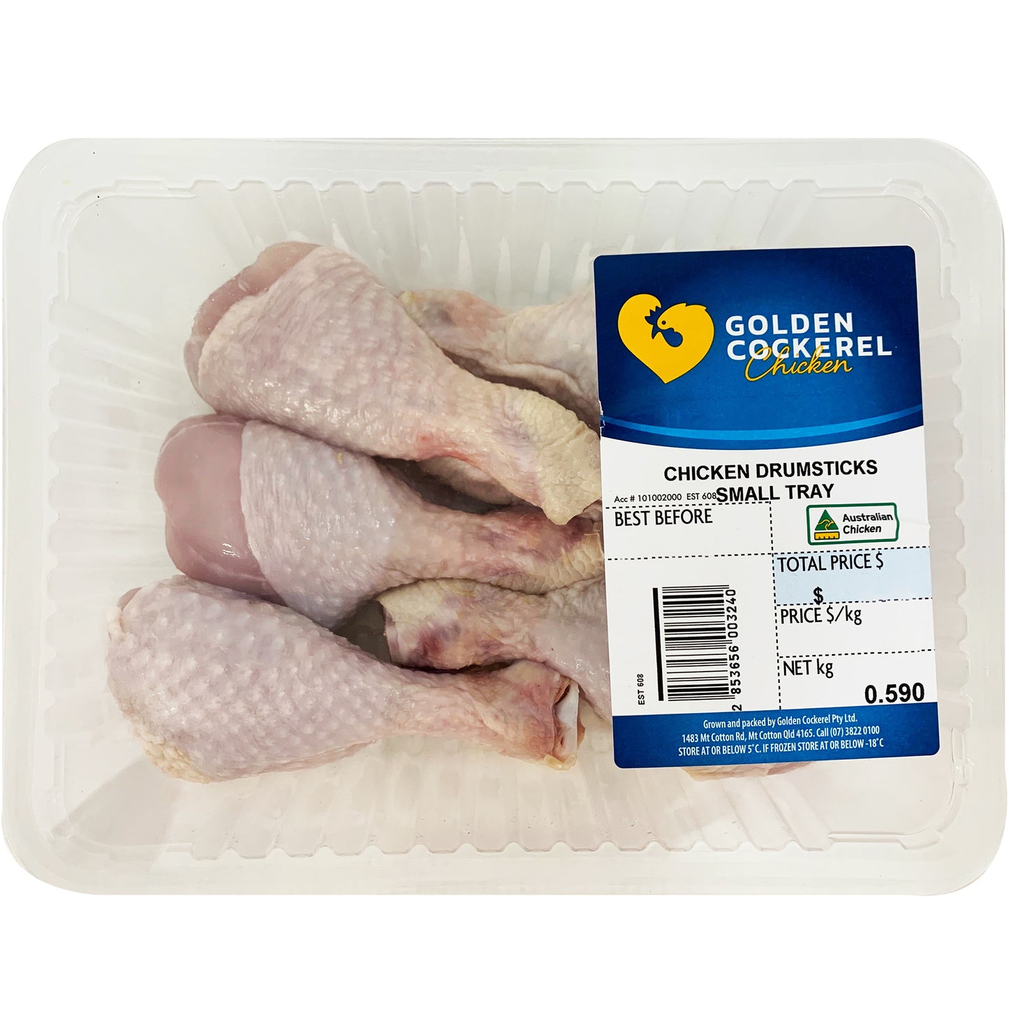 Golden Cockerel Chicken Drumsticks 500-800g