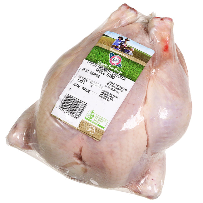Hobbs Farms Organic Chicken 1.4-1.9kg