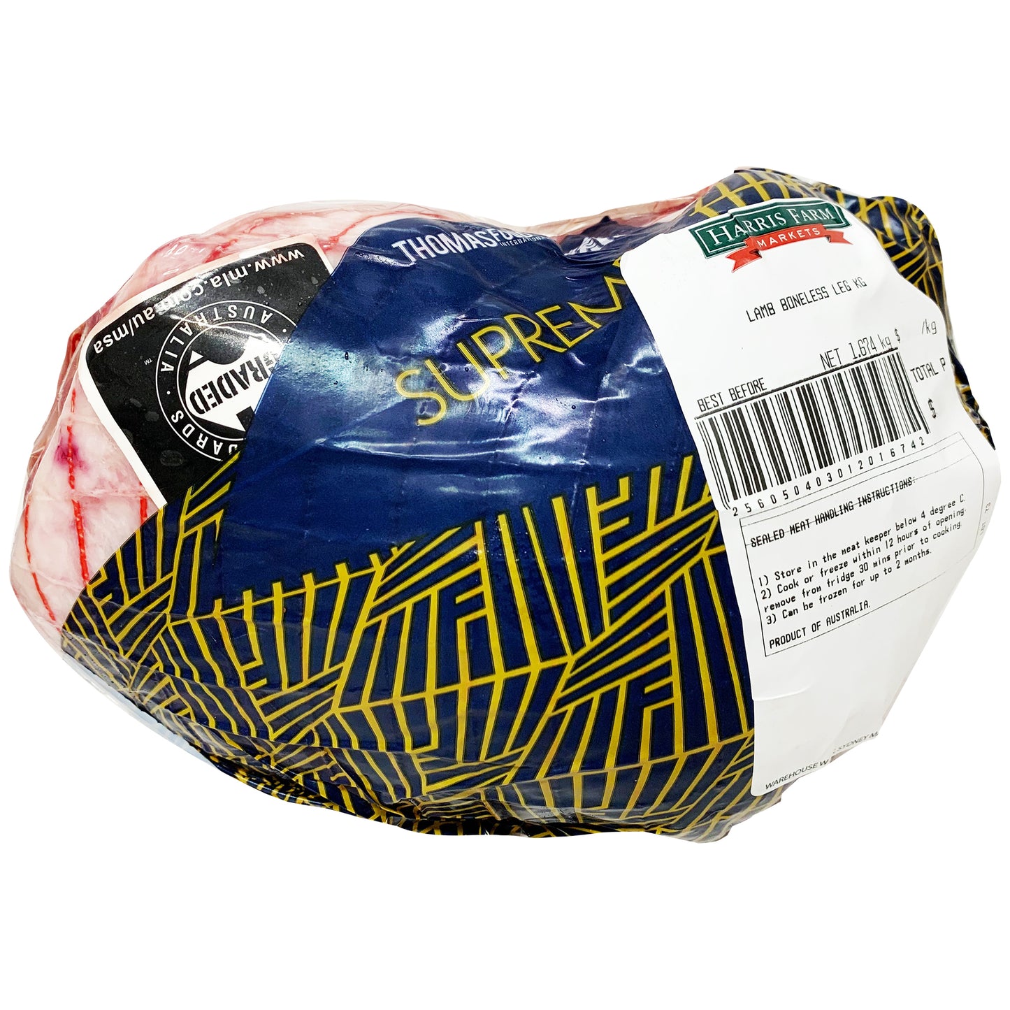 Lamb Boneless Leg Roast 1.6-2.8kg | Harris Farm Markets Online