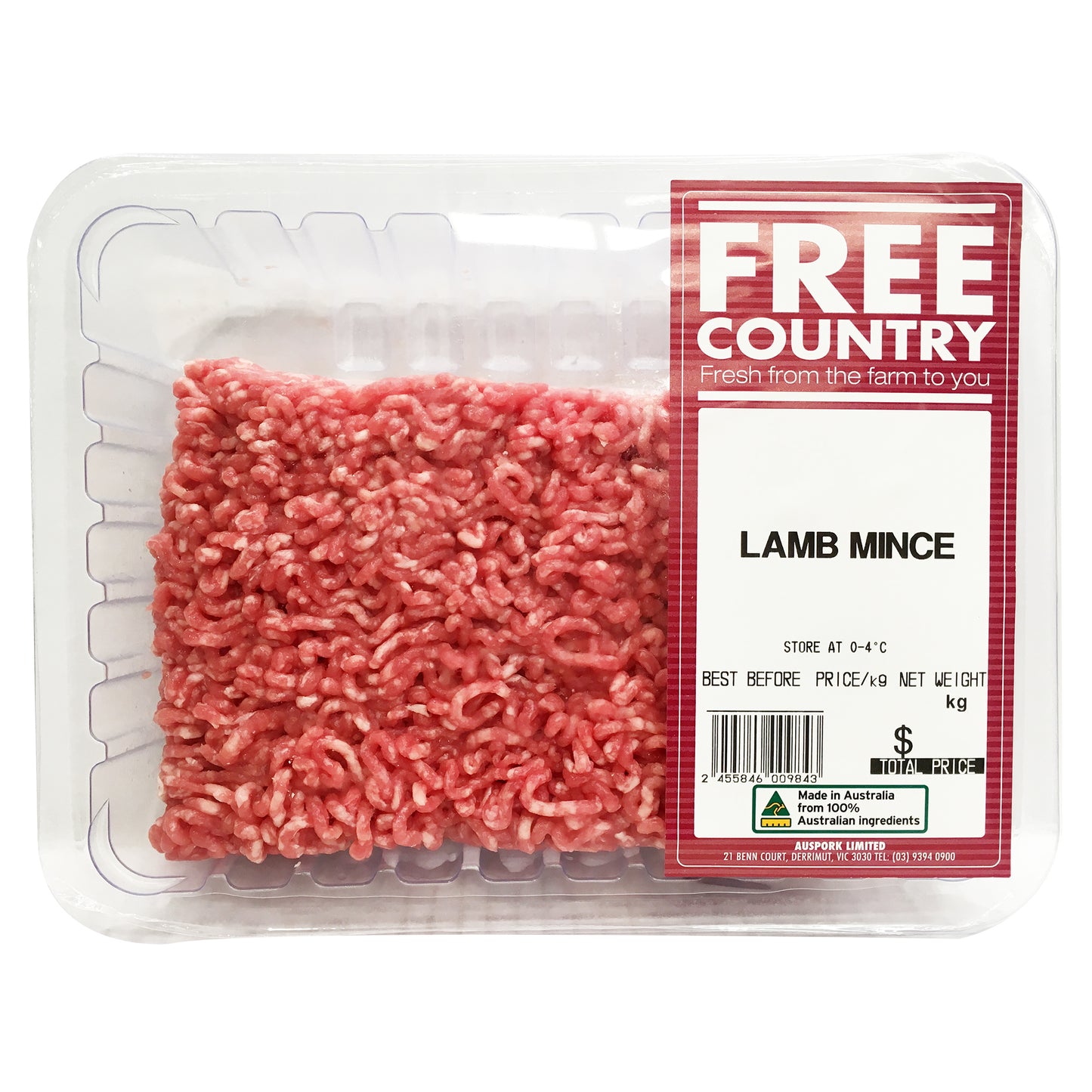 Lamb - Mince Free Country | Harris Farm Online