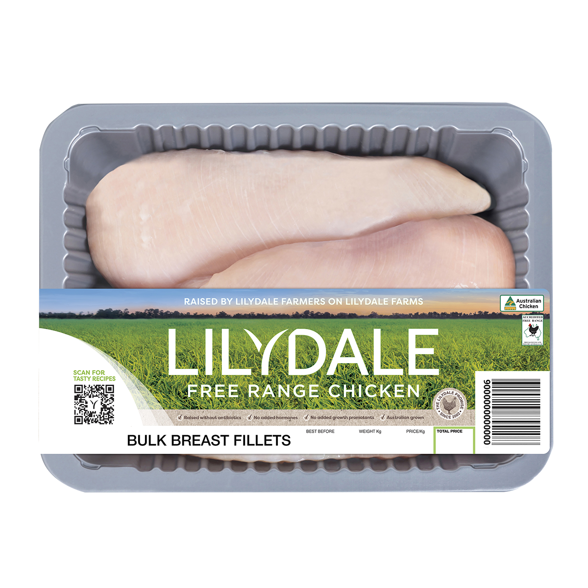 Lilydale Free Range Chicken Breast Fillets 950g-1.15kg | Harris Farm Markets Online
