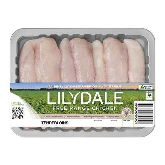 Lilydale Free Range Chicken Tenderloin 380-530g