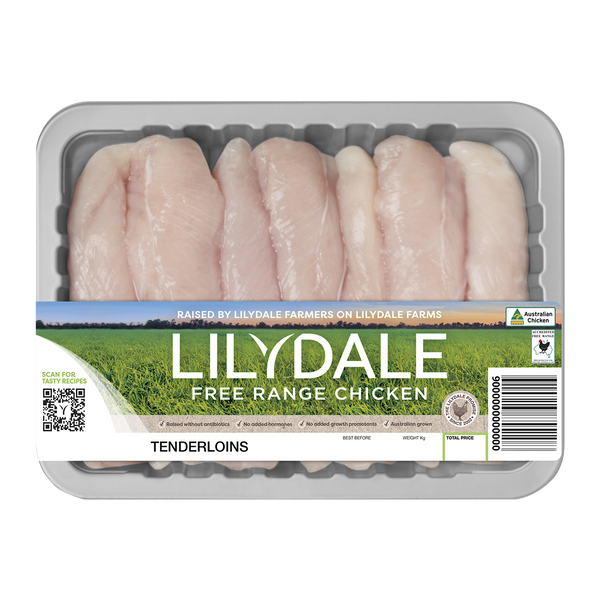 Lilydale Free Range Chicken Tenderloin 400-500g