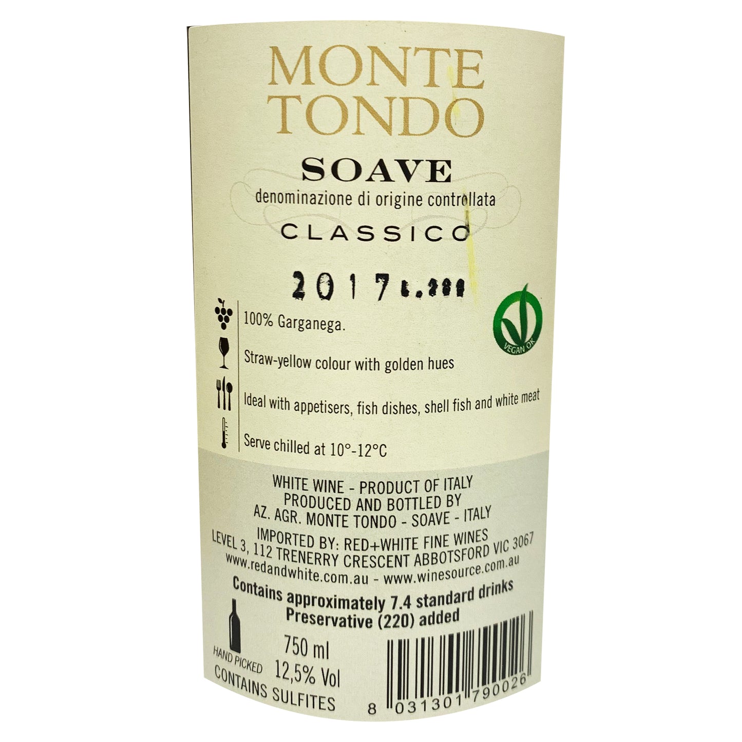 Montetondo Soave Classico Italy Case 12x750ml