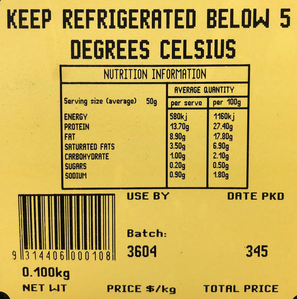 B.B Products Pancetta 100g Harris Farm Markets