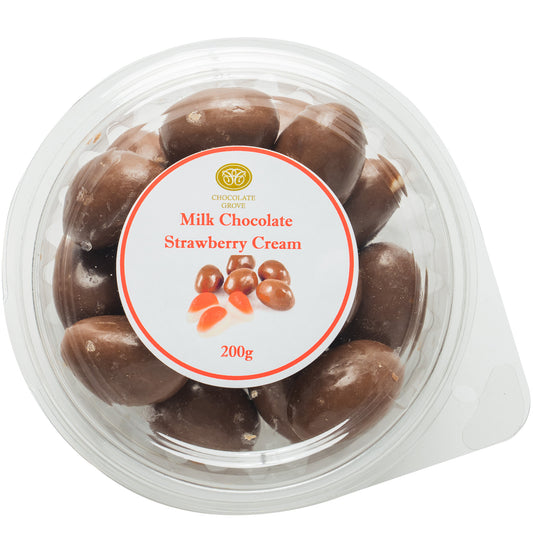 Choc Grove Milk Chocolate Strawberry Cream | Harris Farm Online