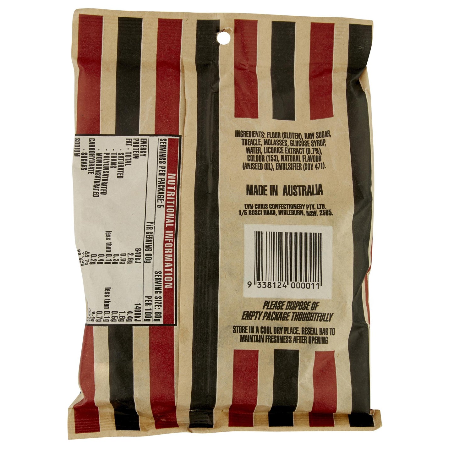 Licorice Lovers Regular 300g , Grocery-Confection - HFM, Harris Farm Markets
- 2