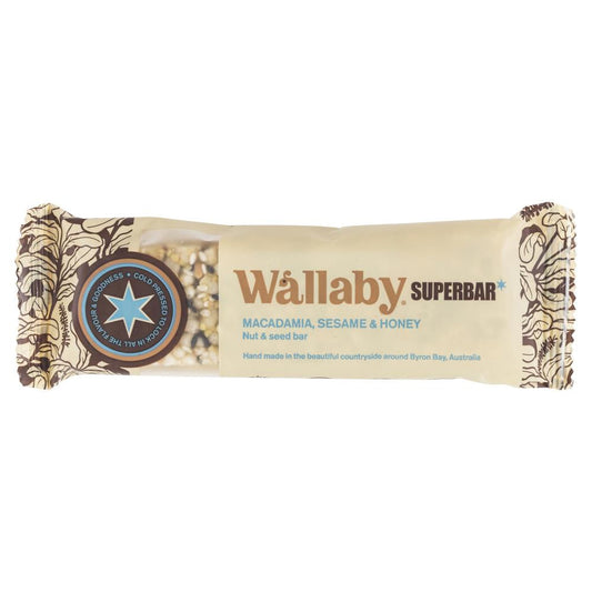 Wallaby Bar Macadamia Sesame & Honey 40g , Grocery-Confection - HFM, Harris Farm Markets
 - 1