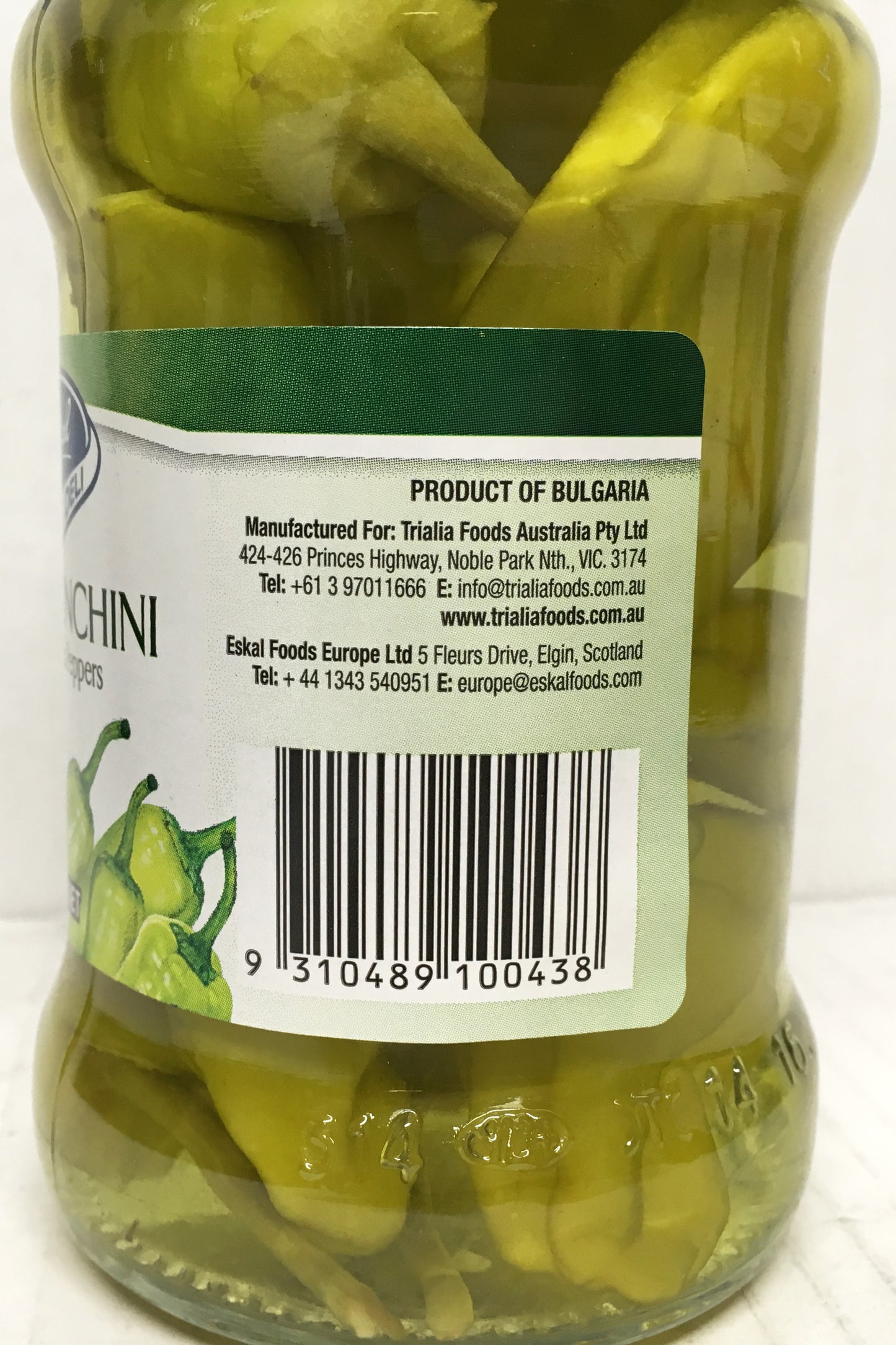 Eskal Deli - Pepperonchini - Hot Greek Peppers (260g)