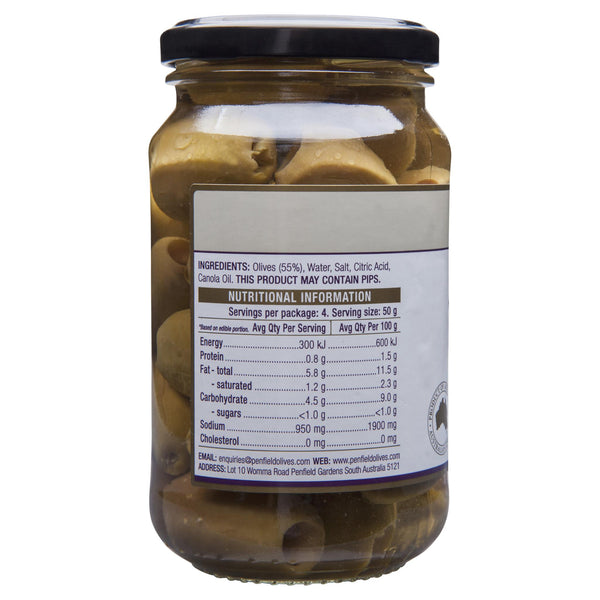 Penfield Olives - Pitted Green Olives | Harris Farm Online