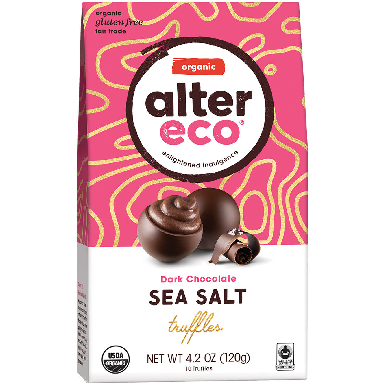 Alter Eco Organic Dark Chocolate Sea Salt Truffles | Harris Farm Online