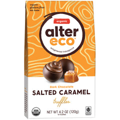 Alter Eco Organic Dark Chocolate Salted Caramel Truffles | Harris Farm Online