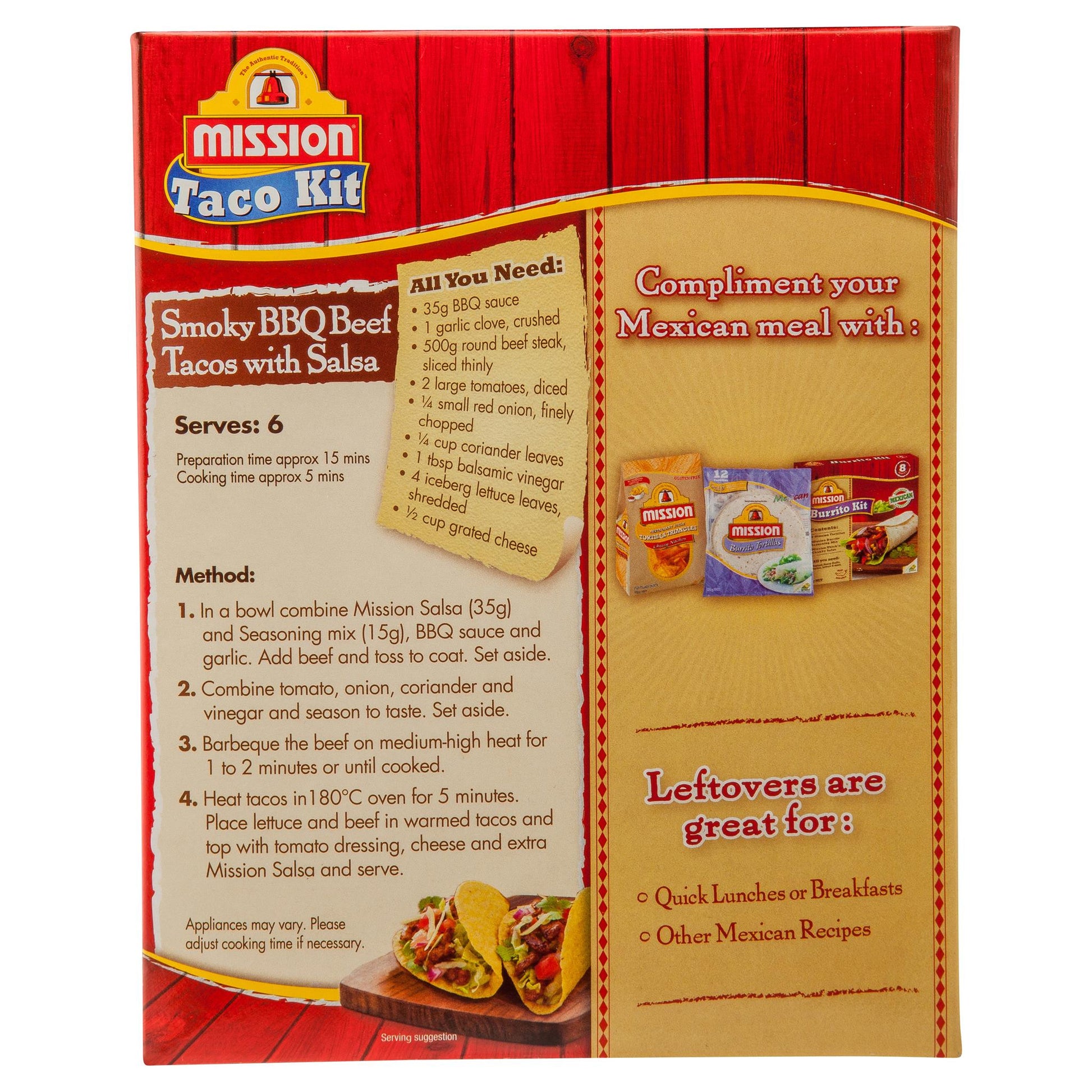 Mission Taco Dinner Kit 310g , Z-Bakery - HFM, Harris Farm Markets
 - 3