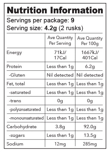 Baby Mum Mum - Organic Rice Rusks - Original | Harris Farm Online