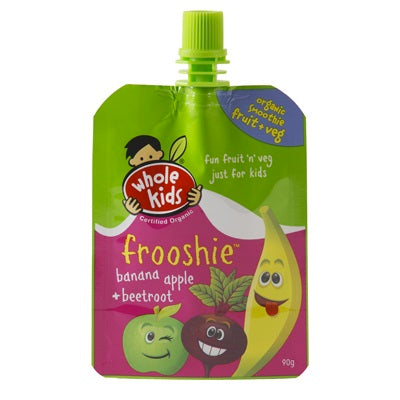 Whole Kids - Frooshie Organic - Banana Apple & Beetroot (90g)