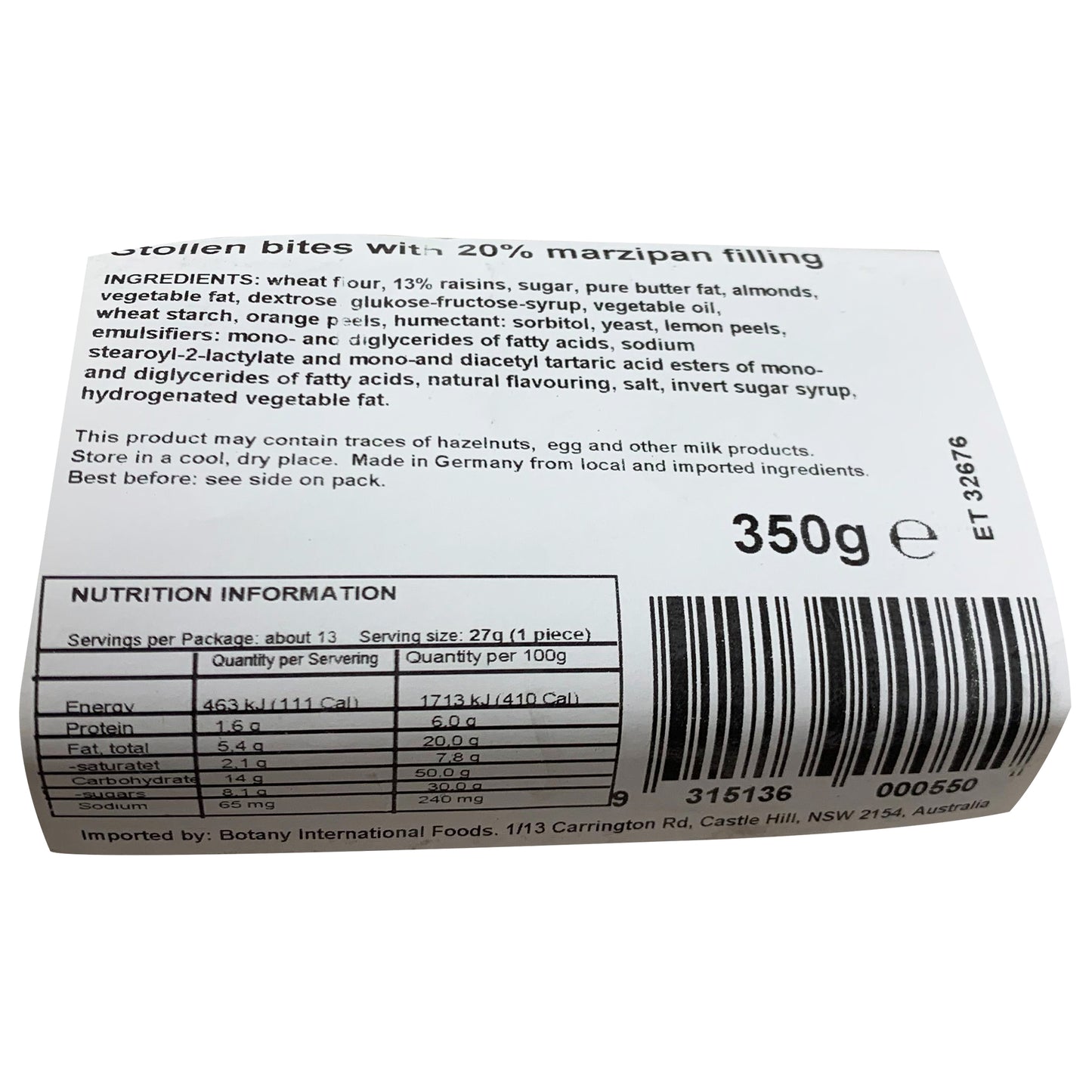 KuchenMeister - Stollen Bites (350g)