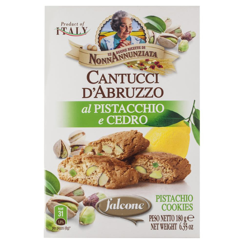 Cantucci Dabruzzo Crisp Pistachio Cookies 180g , Grocery-Biscuits - HFM, Harris Farm Markets
- 1