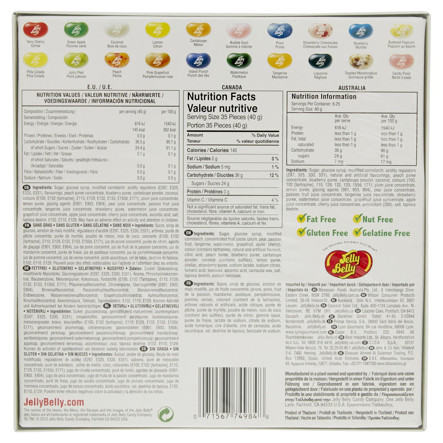 Jelly Belly 20 Flavours 250g , Grocery-Confection - HFM, Harris Farm Markets
- 2
