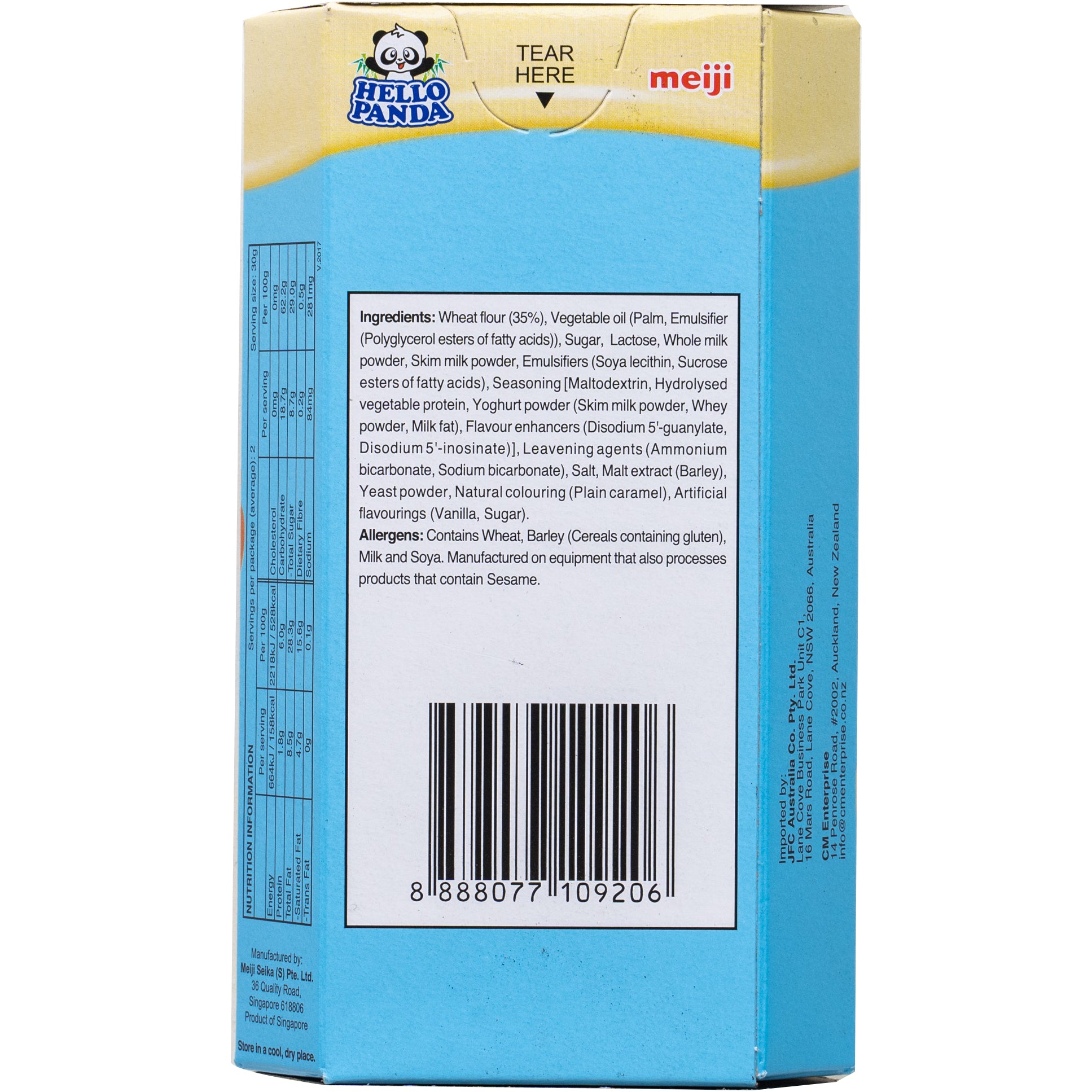 Meiji Hello Panda Biscuit Milk | Harris Farm Online