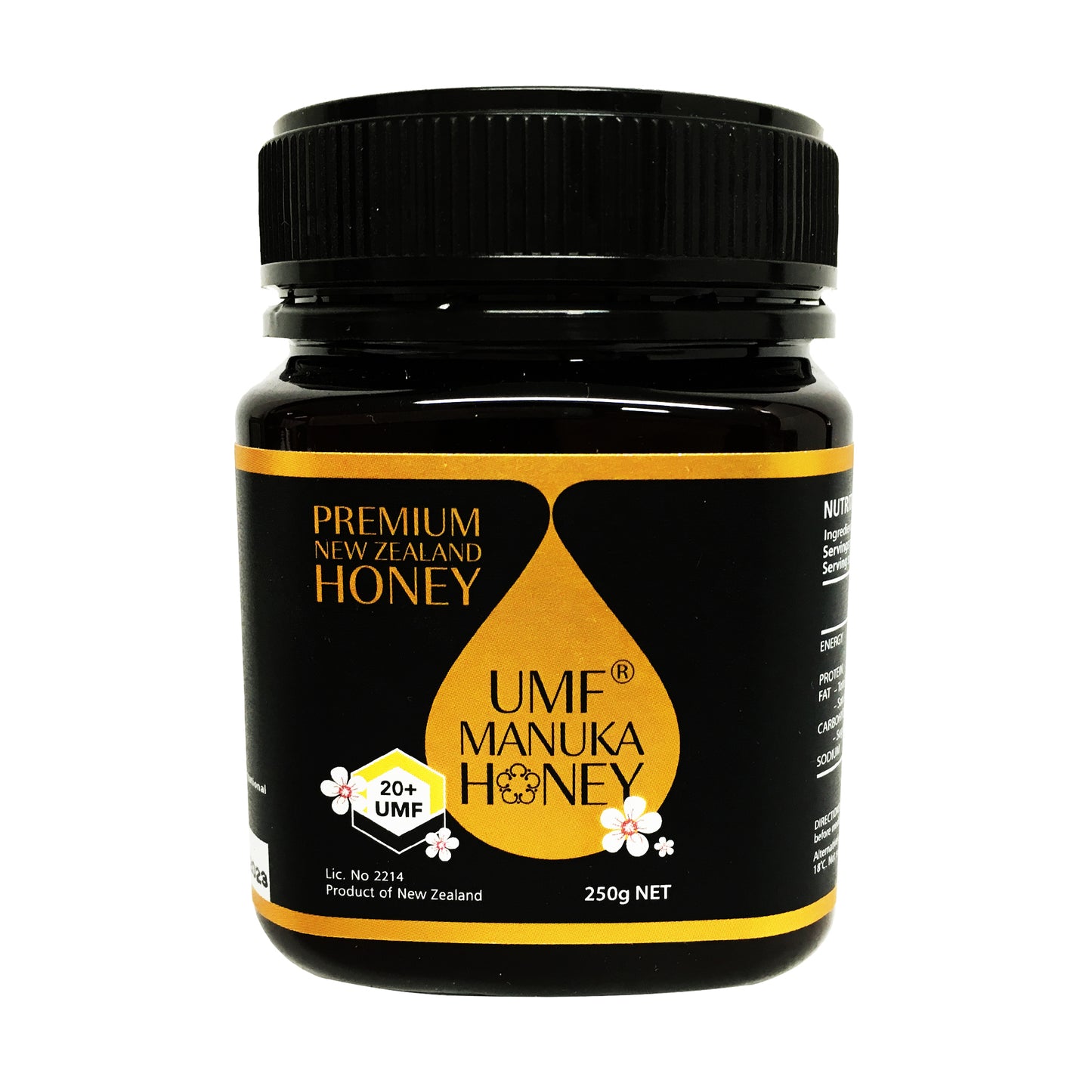 Premium NZ Manuka Honey UMG 20+ 250g