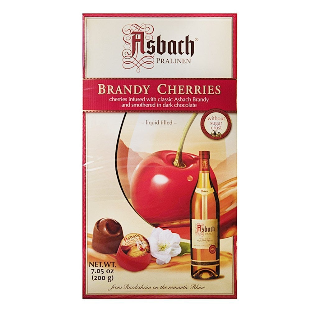 Asbach Dark Chocolate Brandy Cherries 200g | Harris Farm Online