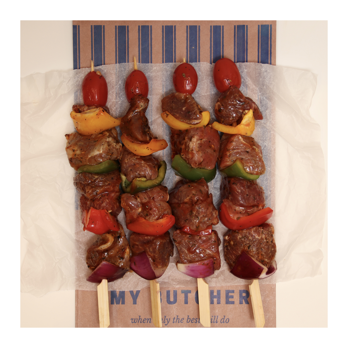 Butcher Beef Kebab Double Smoked 400-600g | Harris Farm Markets Online