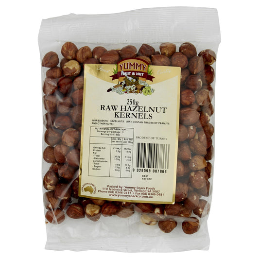 Yummy Hazelnuts Raw 250g , Grocery-Nuts - HFM, Harris Farm Markets