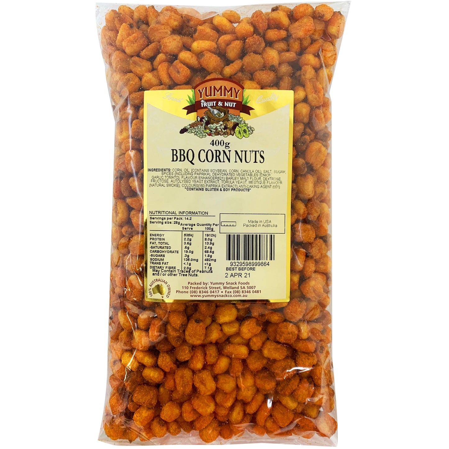 Yummy - BBQ Corn Nuts | Harris Farm Online