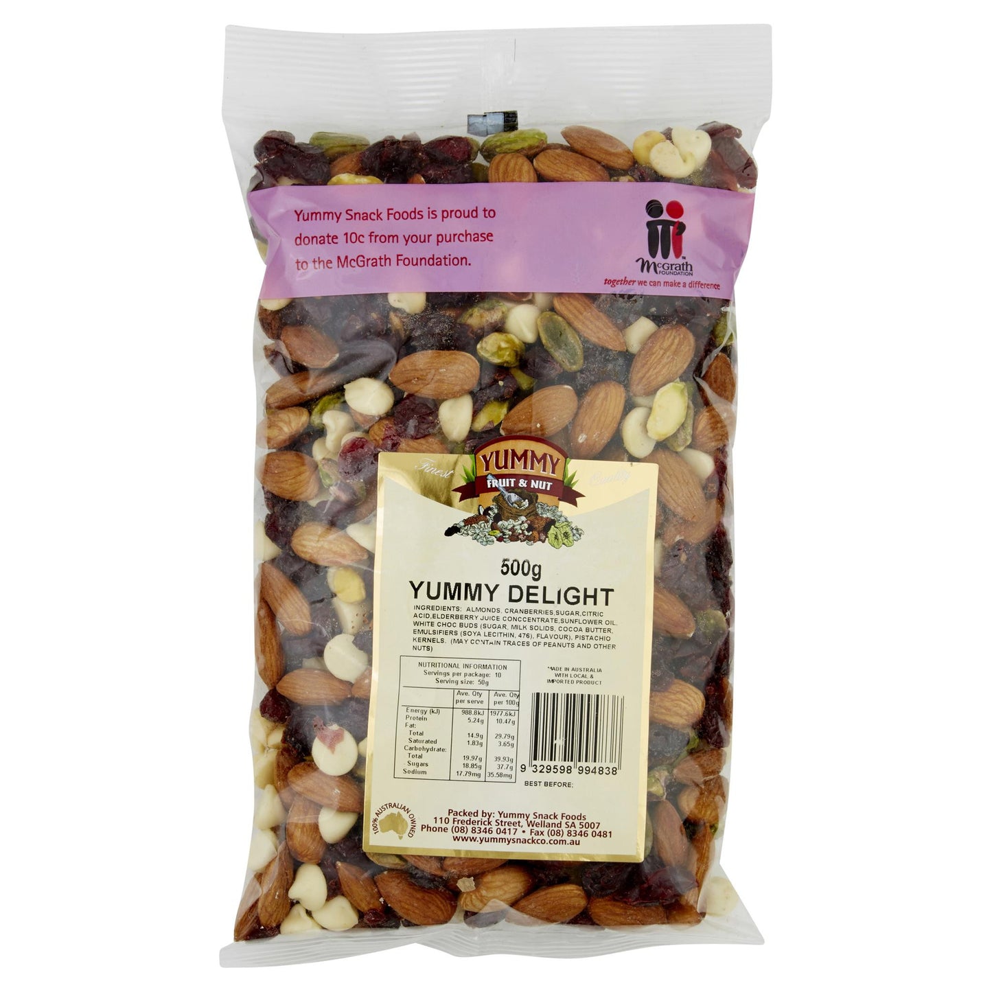 Yummy Delight 500g , Grocery-Nuts - HFM, Harris Farm Markets
- 1