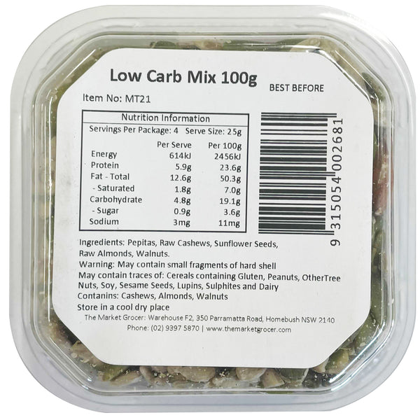 The Market Grocer Low Carb Mix 100g Harris Farm Markets