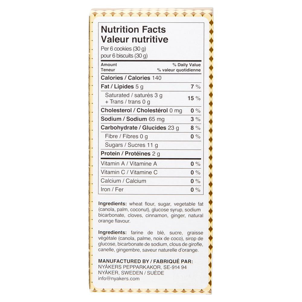 Nyakers Ginger Snaps Orange 150g , Grocery-Biscuits - HFM, Harris Farm Markets
- 2