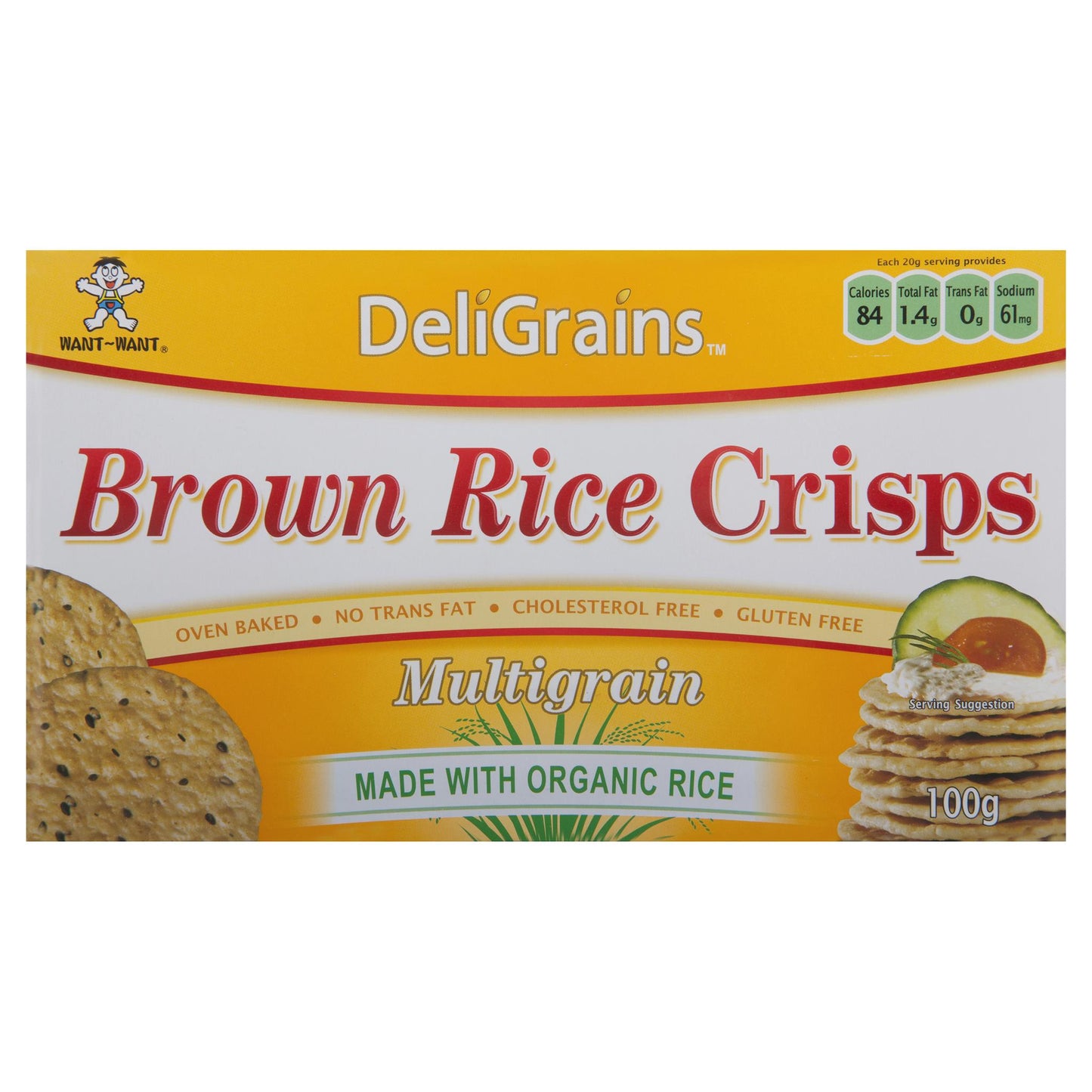 Deligrains Rice Cracker 100g , Grocery-Crackers - HFM, Harris Farm Markets
- 2