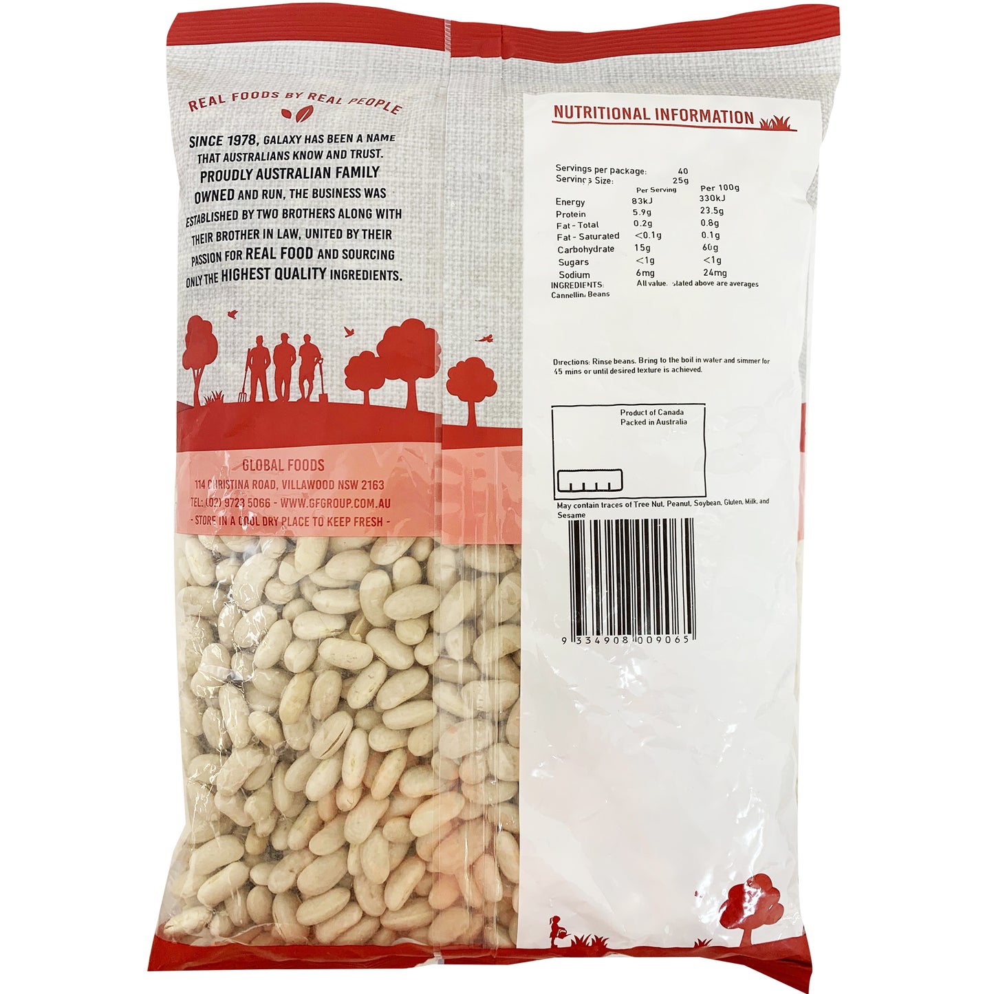 Galaxy Cannellini Beans 1kg | Harris Farm Markets Online