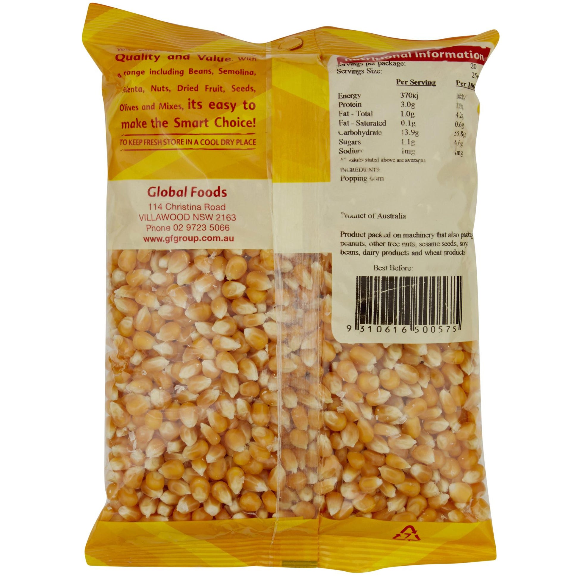Galaxy Popping Corn 500g , Grocery-Asian - HFM, Harris Farm Markets
 - 2