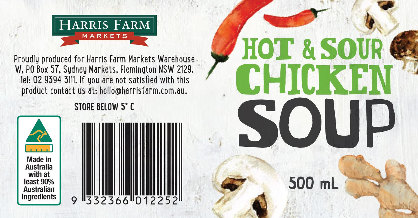 Harris Farm Soup Hot Sour Chicken | Harris Farm Online
