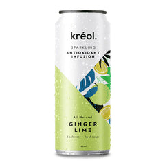 Kreol Sparkling Drink Ginger Lime 330ml | Harris Farm Online
