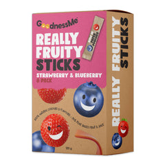 GoodnessMe Fruit Sticks Strawberry and Blueberry x 8 Pouches 120g | Harris Farm Online