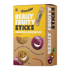 GoodnessMe Fruit Sticks Pineapple and Passionfruit x 8 Pouches 120g | Harris Farm Online