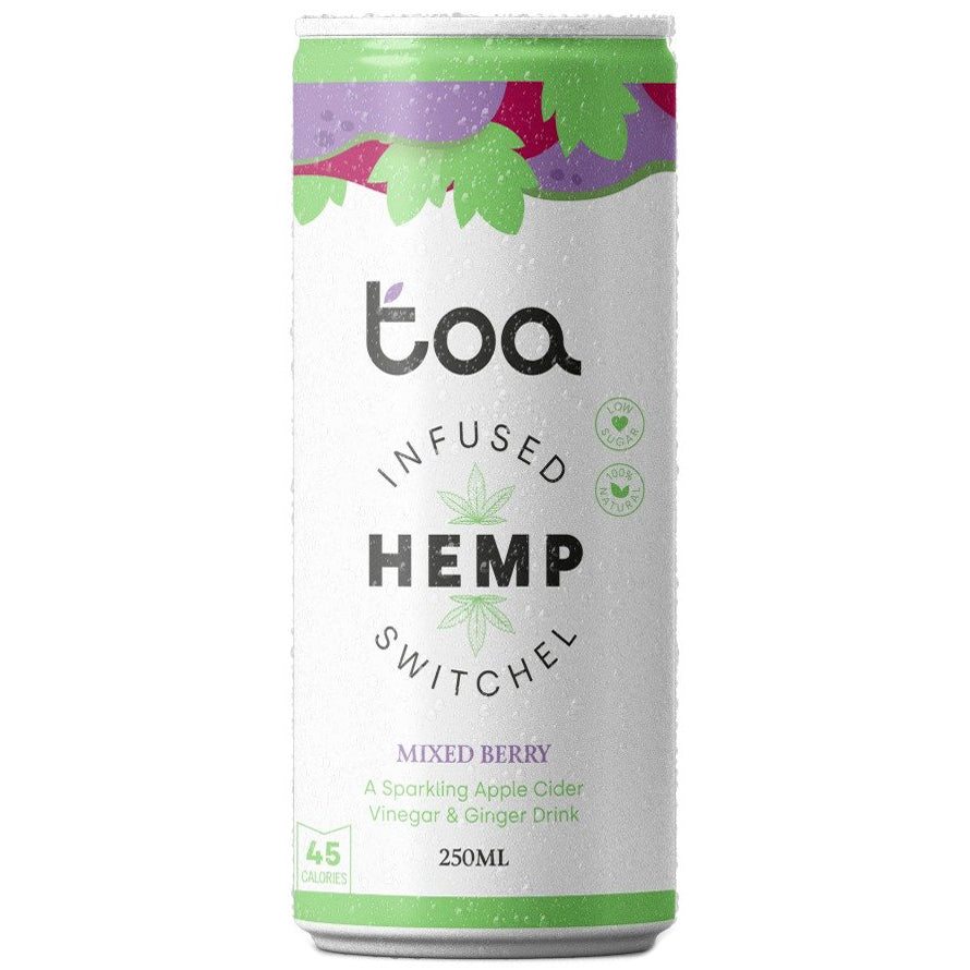 Toa Hemp Switchel Mixed Berry | Harris Farm Online