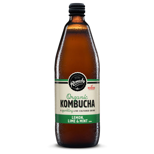 Remedy - Drinks Organic Kombucha - Lemon, Lime & Mint | Harris Farm Online